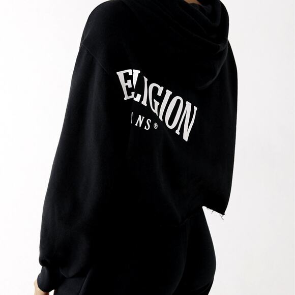 NWT True Religion Cropped Sweatshirt - Large - Picture 6 of 10